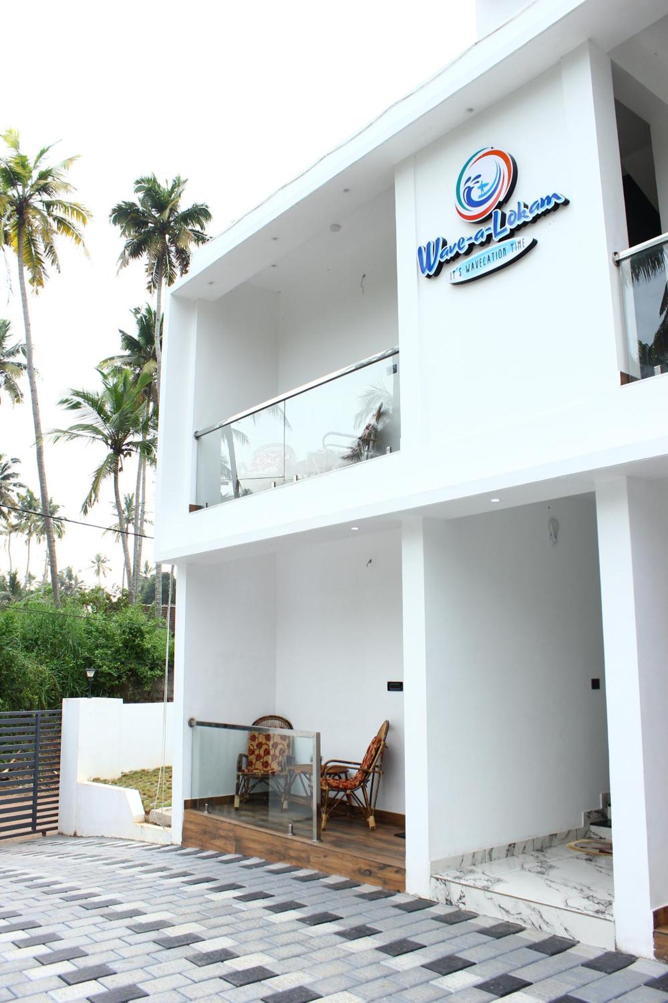 Wavealokam Beach Retreat Varkala Bagian luar foto